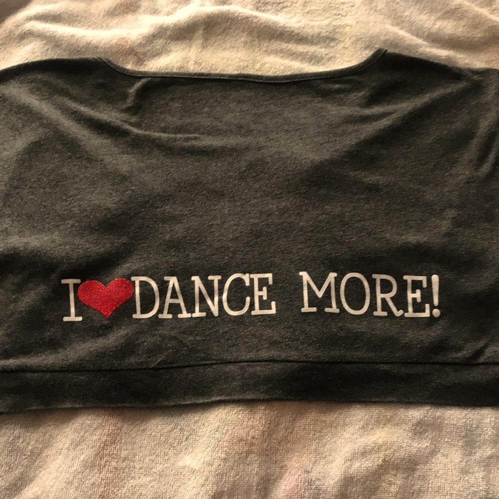 I ❤️ you but… I ❤️❤️dance more crop top